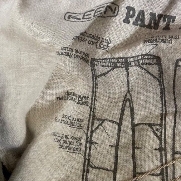 Keen Pull On Pants Boys XL Olive Green Reinforced Knees Elastic Waist Cotton - Picture 12 of 12